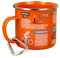Gift Republic Cycling Guide Emaille Tasse & Karabiner Outdoor Camping Becher Langlebige Metall Kaffeetasse Radfahrer Geschenkidee Abenteuer Camping Wandern Kit Gartenarbeit Tasse 500ml
