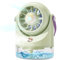 Ventilador de mesa muy silencioso, mini ventilador USB, mini aire acondicionado portátil con batería, pequeño ventilador, funciona con pilas, para camping, viajes, oficina, portátil, espray de