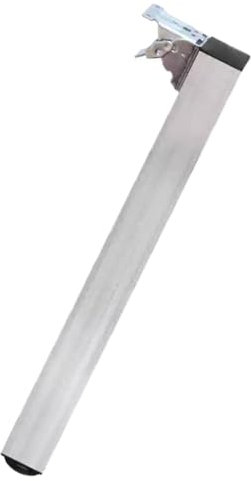 XINGWANGG 1 Stück Tischbeine 90° Klappbar Faltbare,Metall-Couchtischbeine,Kurz Eckig Selbstsichernde Scharniere,Klappbettfüße für Nachttische,Werkbank,Mit Schrauben (60cm)