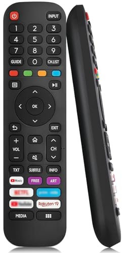 Ricambio Telecomando Hisense EN2A30 per Hisense VIDAA Smart TV con 5 pulsanti di scelta rapida - Nessun Bisogno Di Programmazione