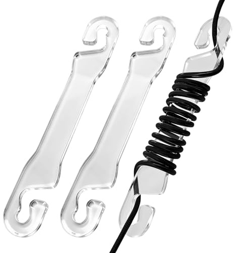 Kabelspindel Organizer für Lampenkabel und Lampe Kabel - Kabel Aufwickler, auch als Kabelkürzer bekannt, Acrylglas Spindel zur optischen Kabelführung im Wohnbereich, für Hängelampe klein (3 Stück)
