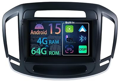 [4+64GB] 9 Zoll Android 15 Autoradio Für Buick Regal Opel Insignia 2014-2017 Radio Carplay Stereo Wireless Car Play GPS Auto Navi Bildschirm Bluetooth Navigation Player Touchscreen