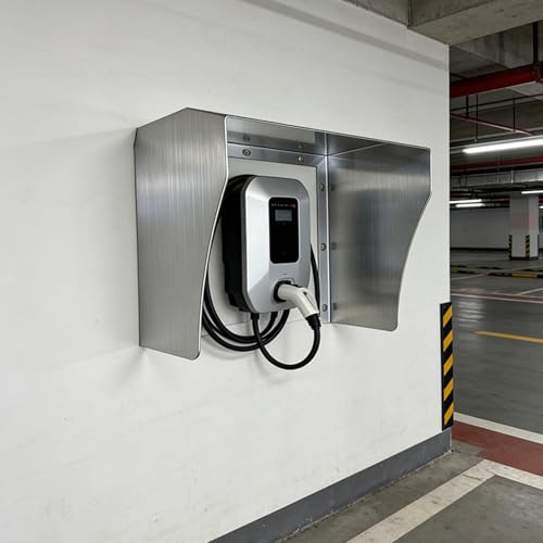 Generisch Ladestation Für Elektrofahrzeuge Schutzdach，universal Ev Ladegerät Schutzhülle Ladesäulen-Dach ，wetterfester Schild-überwachungskamera-Schutz，zutrittskontrollschutzabdeckung