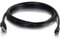 C2G Câble d'extension USB-A 2.0 mâle vers micro USB-B mâle (4,6 m) long pour manette PS4, noir