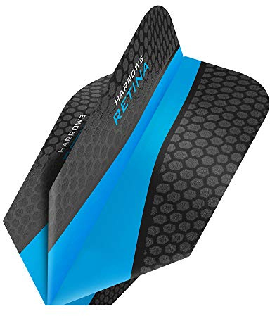 Harrows r?tine dart flights???5?jeux (15)???extra fort 100?microns???slim???bleu