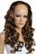 CAISHA Halbperücke Voluminös Langhaar Cosplay Fashion Wig Gewellt Mittelbraun PH110