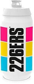 226ERS - Bidón Ciclismo, de Polipropileno y sin BPA, Hydrazero Ultraligero, con Tirador de Boquilla y Abertura Grande, Fácil de Limpiar, Testado, Multicolor, 1 x 550 ml