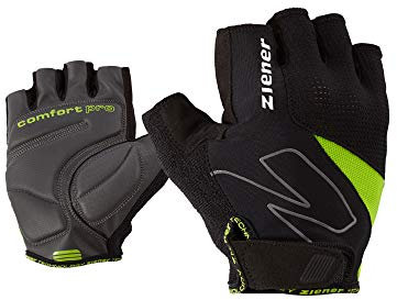 Ziener Herren CRAVE Fahrrad-, Mountainbike-, Radsport-Handschuhe | Kurzfinger - atmungsaktiv/dämpfend, lime green, 7