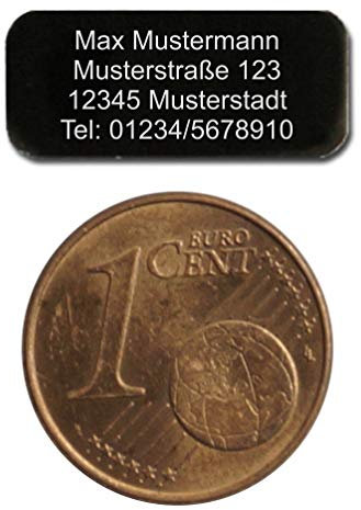 Bizzico Drohnenplakette (schwarz, Nano (18x8mm))
