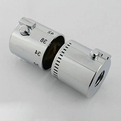 TOOLSTAR Poignée de contrôle de la douche, poignées de contrôle de l'eau thermostatiques et poignées de contrôle de l'eau hors de l'eau pour baignoire/douche mitigeur robinet