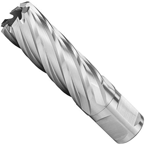 MELVER Fraise à carotter HSS Weldon 19 mm [3/4] Profondeur de coupe 55 mm (21)