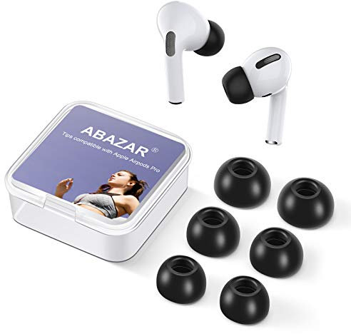 Memory Foam-Tipps für AirPods Pro, V3.0, Keine Schmerzen bei Silikon-Eartips, rutschfeste Ersatz-Ohrstöpsel, Passend in den Ladekoffer, Reduzierung der Geräusch-Ohrhörer
