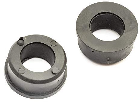 2x Plastic Reducer Bushes 35mm to 20mm Wheel Axle Bore Bush Wheelbarrow Barrow