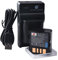 DSTE BN-VF707U Li-ion Battery (2-Pack) and Micro USB Charger Suit Compatible with JVC GR-D350 GR-D351 GR-D360 GR-D370 GR-D371 GR-D375 GR-D570 GR-D640 GR-D645 Camera as JVC BN-D645 VF707. BN-VF714