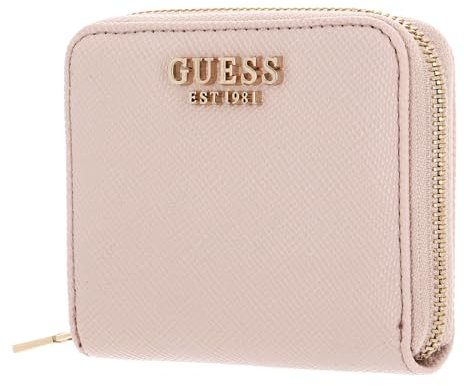 GUESS Laurel SLG Small Zip Around, Bag Women, Light Rose, Taille Unique