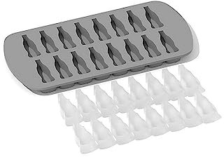 Cola Flaschen Silikonform für Eiswürfel & Backen - 16 Fläschchen - Dekoration, Halloween, Karneval & Motto-Party (1 Form)