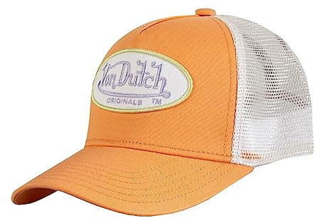 Von Dutch Originals Trucker Cap Boston Peach/White