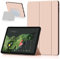 Miimall Custodia Compatibile con Google Pixel Tablet, TPU Flessibile AntiGraffio Cover, Protettivo Tre-Pieghe Cavalletto, Case Protettivo Sottile Antiscivolo per Google Pixel Tablet, Rosa