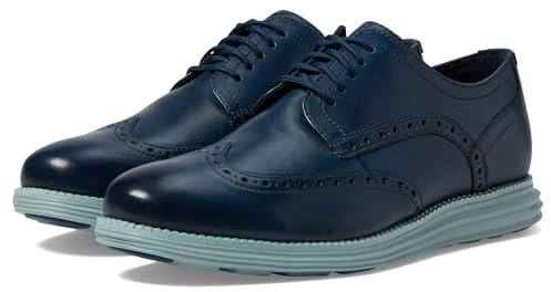 Cole Haan Herren Originalgrand Wingtip Oxford Brogue-Schuhe Schuhe Blau 46 EU