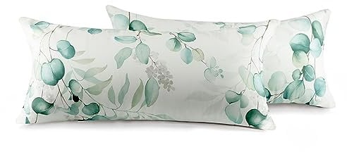 MILDLY Kissenbezug 40x80 Baumwolle Pflanzenmuster, Lilio