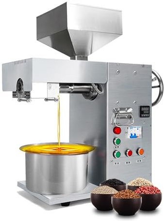 frantoio per olive da casa spremi olive per olio da casa Pressa per olio integrata per uso domestico di semi di tè di arachidi e noci di piccole e medie dimensioni completamente automatica in accia