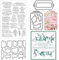 ORIGACH Danke Sprüche klare Stempel und Stanzen Set für Kartenherstellung Dankeschön Gruß Wörter Silikonstempel Stanzformen für DIY Scrapbooking Album dekorative