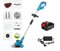 Cisaille à gazon portative de taille-haie, 2500W 8 pouces tondeuse à gazon électrique sans brosse tondeuse à gazon ligne d'herbe taille-haie réglable taille-haie Portable élagage de jardin Léger et fa