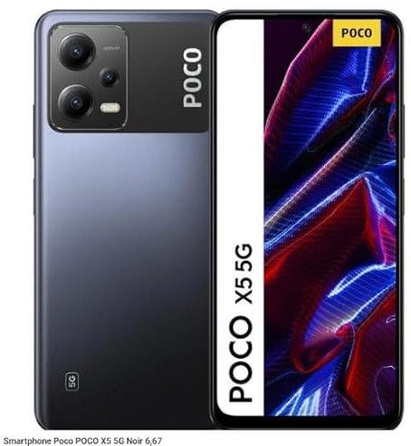 POCO X5 5G 8/256GB Negro Libre + Cable USB-C a Jack