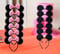 SERENA'S ® 12 PCS Minnie Mickey Mouse Ears Cartoon Headband Pink Polka Dot Birthday Halloween, Party Accessories, Mickey Minnie Ears for Adults/Children Fancy Dress Costume Head Band Accessory Ears