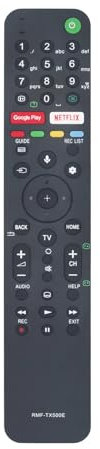 AULCMEET RMF-TX500E IR Sostituire il telecomando per Sony Full HD Smart LED TV KD-85XG8596 KD-85XG9505 KD-65XG8505 KD-65XG8577 KD-85ZG9 KD-98ZG9 KD-55XG9505 senza funzione vocale