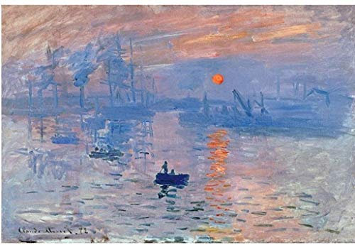 TPFRUPGD Exquisite M-Onay Painted The Sunrise The Flyingle Jigsaw Puzzle, 500/1000/1500/000/3000/4000Pieces Boxed Toys Art Game for Adults & Kids,Size:1500Pc,Colour:B Puzzles Fo