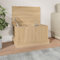 Iiaky Truhe Sonoma-Eiche 50x30x28 cm Holzwerkstoff Holztruhe Mit Deckel Groß Spielzeugkiste Holz