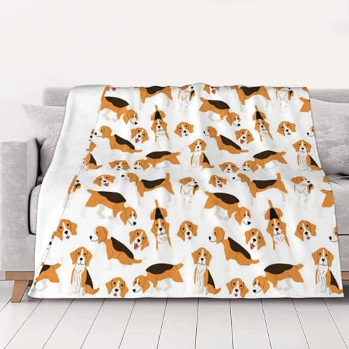 CHANGLEI Gewichtsdecke für Hunde, Flanelldecke, personalisierter Druck, weich, warm, gemütlich, vielseitige Decke für Bett, Sofa