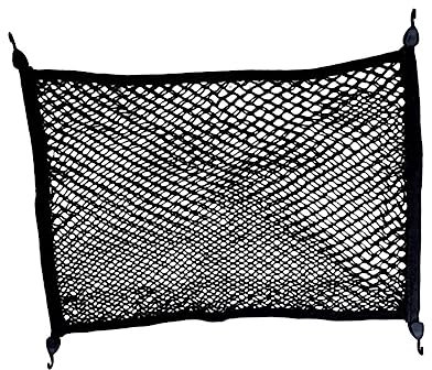 SEWOART Netz Für Kofferraum Elastisch Doppelschichtig Auto Gepäcknetz Lagerung Netz Strapazierfähiges Material Gegenstände Verschüttungen Vermeiden Einfache Befestigung Mit Haken