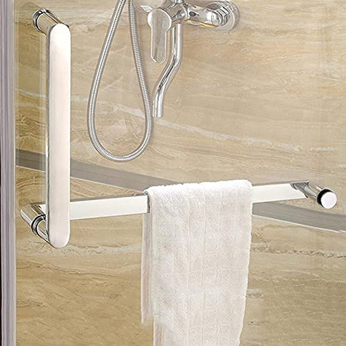 GUIXAN Pomelli per Porte Scorrevoli da Bagno Set di Ricambio per Maniglia per Porta in Vetro della Doccia E Maniglie per Porte Interne Esterne Portasciugamani in Acciaio Inossidabile/225M