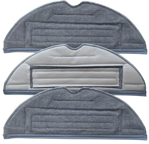 Lingette pour Roborock S8 S8 Plus S8 Pro Ultra S7 S7 Plus S7 Pro Ultra S7 MaxV S7 MaxV Plus S7 MaxV Ultra [Lot 3] Serpillère lavable réutilisable Phonillico®