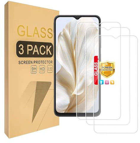 Lucyliy [3 paquetes] Compatible con Piezas para Xiaomi Redmi 9 Protector de pantalla [Dureza 9H ] [Alta definición] [Antiarañazos]