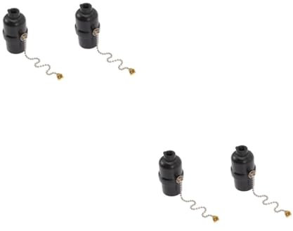 DIYEAH 2 Stück Pull Chain Lamp Holder Fassung für Deckenleuchten Design Einfache Installation Wand und Deckenlampen Hochwertige Verarbeitung und Langlebigkeit