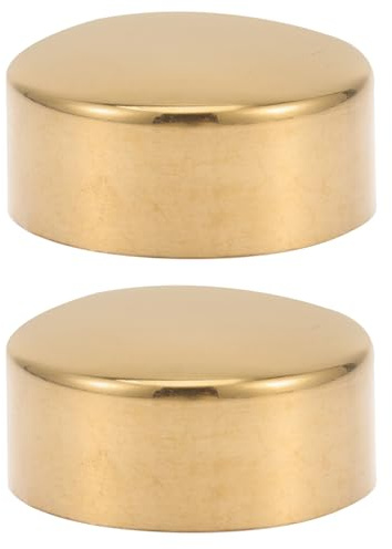 Hemobllo Handrail End Caps 2 Pack Round Handrail End Plugs for 2.00-inch Tube Stair Banister Caps for Indoor and Outdoor Hand Railing Projects