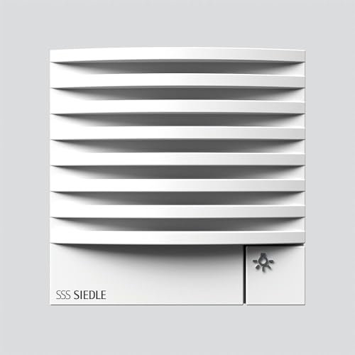 Siedle 4831386 Türlautsprechermodul 6 und N-Technik, TLM 611-02 W, weiß