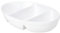 GenWare Porcelain 3 Division Vegetable Dish 28cm, 3DV2-W, Single