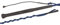 Fleck Longierpeitsche Nylon schw 200cm