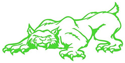 Wandtattoo Logo Puma selbstklebend – mehrere Farben erhältlich grün apfel 20 x 10