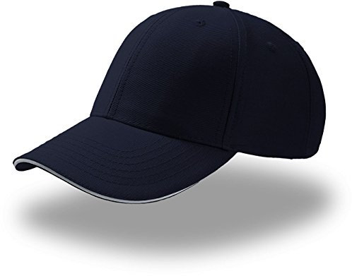 Atlantis Sport Sandwich Cap, One Size, Navy White