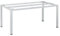 KETTLER Advantage Esstische Cubic-Tischgestell 160 x 95 cm Silber