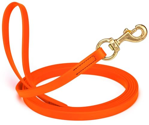 Viper Biothane Hundeleine mit Langer Leine für Hunde, 2 Farben und 6 Größen