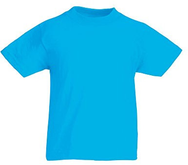 Fruit of the Loom Childrens/Kids Original Short Sleeve T-Shirt (12-13 Years) (Azure Blue)