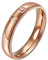 OIDEA Paar Ringe Damen Rosegold: Damen Eheringe aus Edelstahl mit Gravru His Queen mit Zirkonia Partnerringe Trauringe Geschenk für Frauen Freundin Größe 57