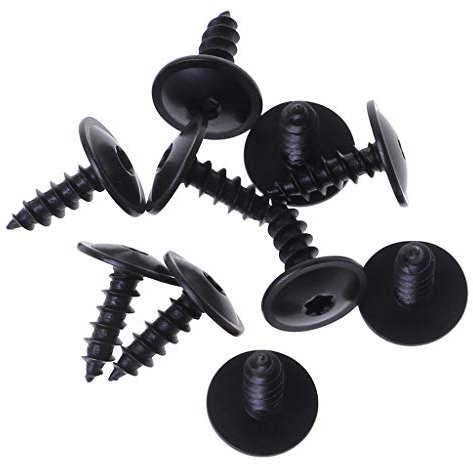 Cuigu 10 Stück Motorabdeckungen, Spritzschutz, Radlauf, Schrauben, Clips, 5 x 16 mm