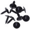 Cuigu 10 Pièces Couvert de Moteur Protection Anti-éclaboussures Passage de Roue Vis Clips 5x16mm